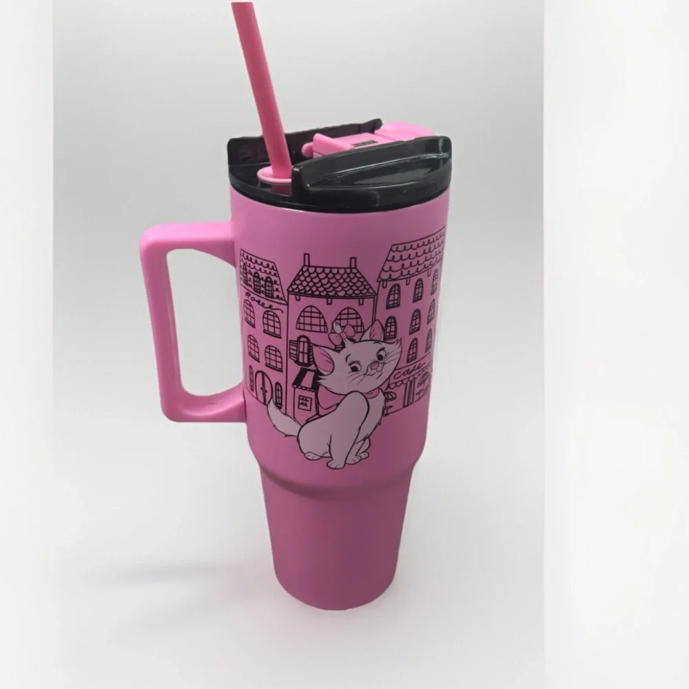 Disney The Aristocats Marie Stainless Steel Tumbler, Disney Marie Tumbler